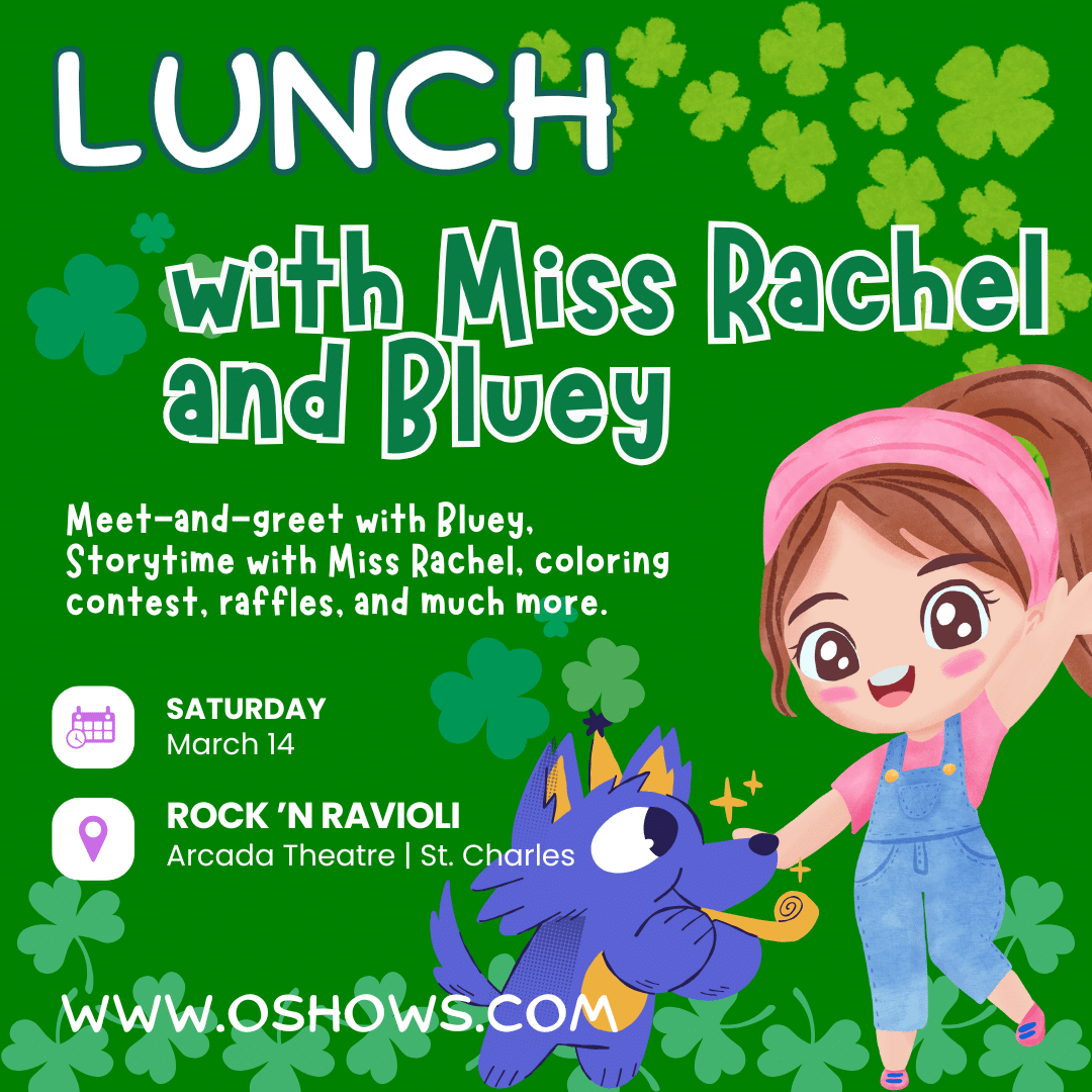ROCK 'N RAVIOLI: Lunch with Miss Rachel & Bluey