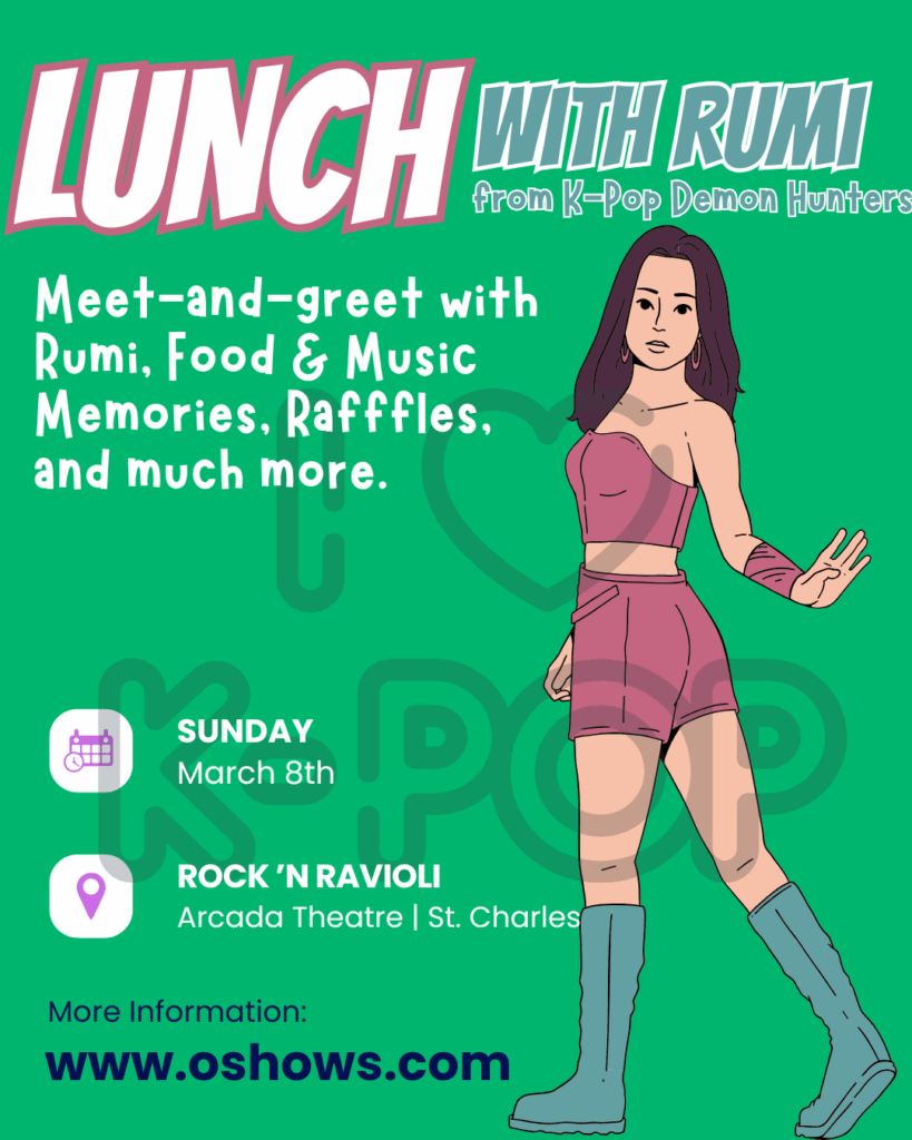 Lunch with Rumi from K-Pop Demon Hunters