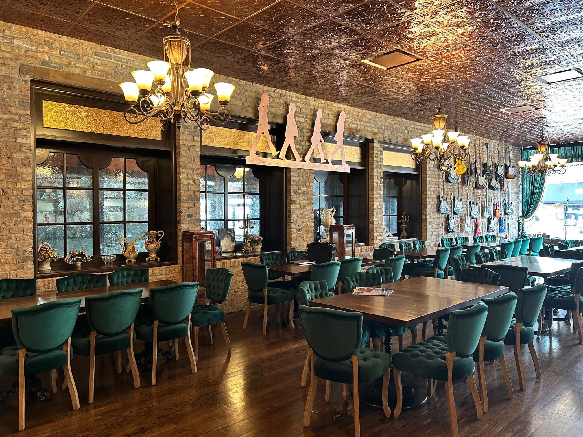 dining area to window